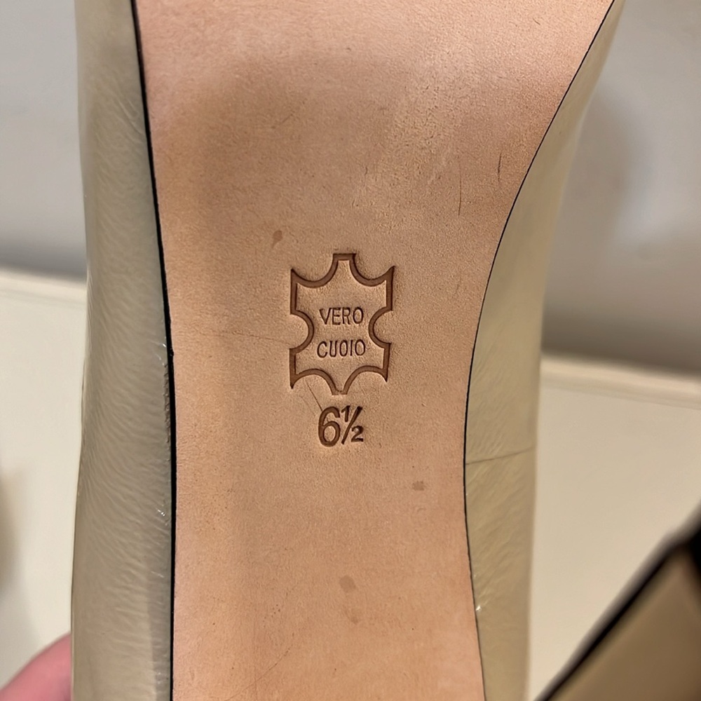 Dolce Vita Madison Cream Patent Pumps - Picture 10 of 16